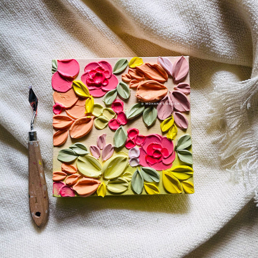Rose Garden ~ Mini Textured Collection (6 x 6 inches)