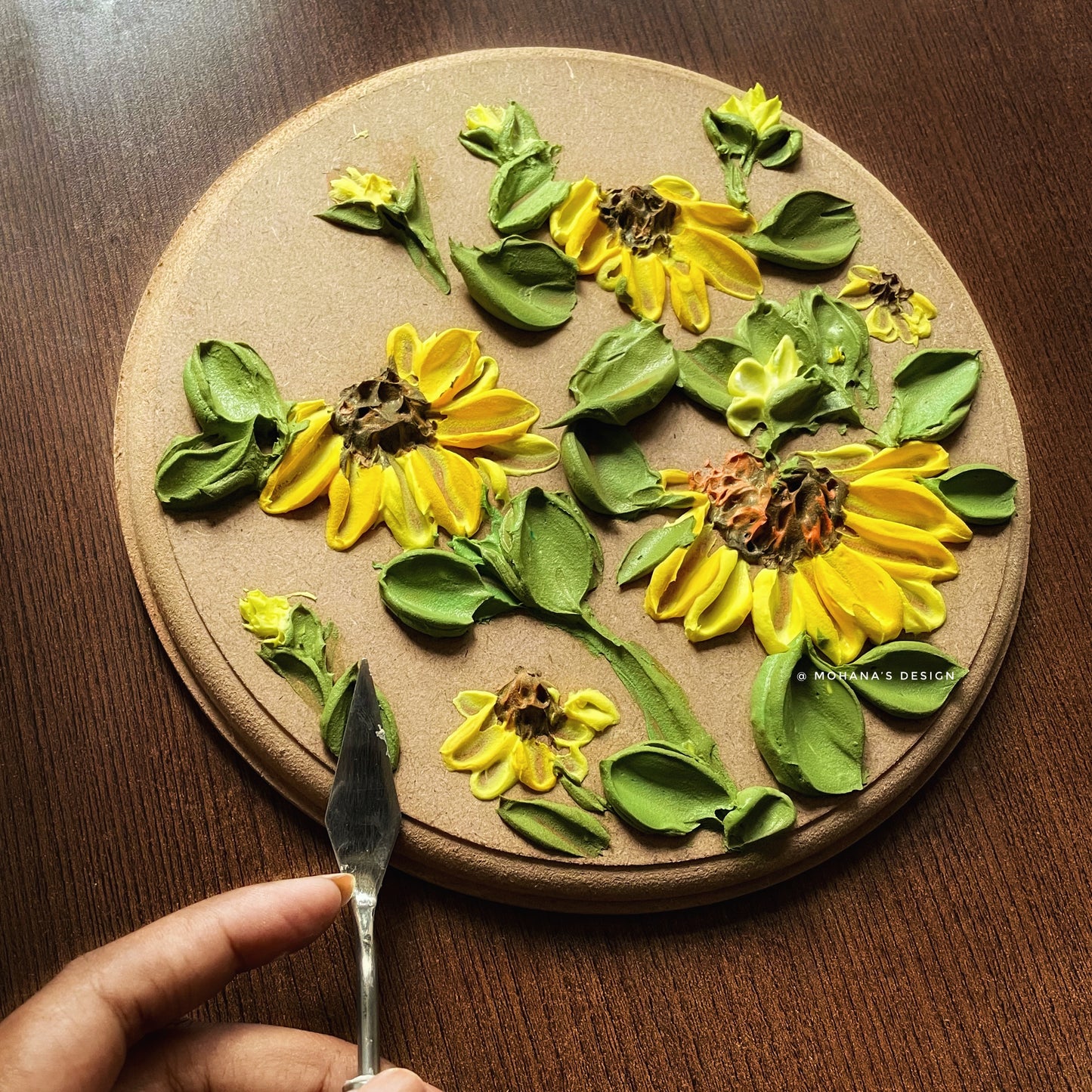 Sunflower Field ~ Textured Art